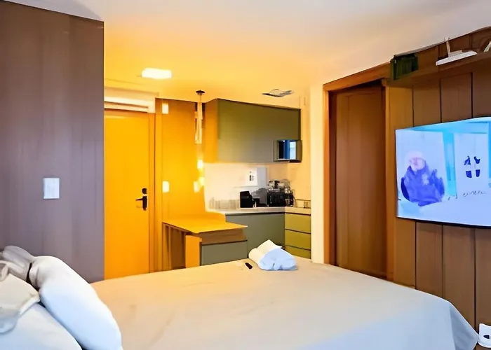 Aconchego E Estilo: Studio Perfeito P/ Sua Estadia